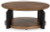 Ashley Kraeburn Brown Black Coffee Table
