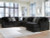 Ashley Midnight-Madness Onyx 6-Piece Sectional with Chaise