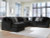Ashley Midnight-Madness Onyx 6-Piece Sectional with Chaise 98103/17/46(3)/64/77
