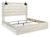 Ashley Cambeck Whitewash King Panel Bed with Dresser and Nightstand