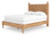 Ashley Galletyn Warm Brown Queen Panel Bed with Mirrored Dresser and Nightstand