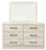 Ashley Cambeck Whitewash King Panel Bed with 4 Storage Drawers with Mirrored Dresser, Chest and 2 Nightstands
