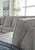 Ashley Altari Alloy 2-Piece Sleeper Sectional with LAF Chaise and Ottoman