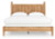 Ashley Galletyn Warm Brown King Panel Bed with Mirrored Dresser and Nightstand