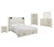 Ashley Cambeck Whitewash King Panel Bed with 2 Storage Drawers with Mirrored Dresser, Chest and Nightstand