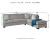 Ashley Altari Alloy 2-Piece Sleeper Sectional with LAF Chaise
