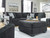 Ashley Altari Slate 2-Piece Sectional with Ottoman