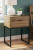 Ashley Deanlow Honey Queen Panel Headboard and 2 Nightstands