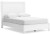 Ashley Binterglen White Full Panel Bed, Dresser, Mirror and 2 Nightstands