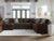 Ashley Midnight-Madness Chocolate 4-Piece Sectional with Chaise 98104/17/34/66/77