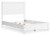 Ashley Binterglen White Full Panel Bed, Dresser and 2 Nightstands
