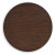 Ashley Korestone Dark Brown Coffee Table with 1 End Table T689/0/6
