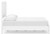 Ashley Binterglen White Full Panel Bed with Dresser