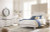 Ashley Shawburn Whitewash Queen Platform Bed with Dresser and 2 Nightstands EB4121/113/131/191(2)