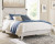 Ashley Shawburn White Dark Charcoal Gray Queen Platform Bed with Dresser EB4121/113/157/131