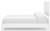 Ashley Binterglen White California King Panel Bed with Mirrored Dresser