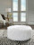 Ashley Galice Light Gray Oversized Accent Ottoman