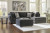 Ashley Biddeford Shadow 2-Piece Sectional with Ottoman