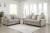 Ashley Gaelon Dune Sofa, Loveseat, Chair and Ottoman
