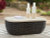 Ashley Kimora Beige Dark Brown Outdoor Coffee Table