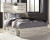 Ashley Cambeck Whitewash Full Panel Bed with 2 Storage Drawers with Mirrored Dresser