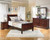 Ashley Alisdair Dark Brown Twin Sleigh Bed with 8 Inch Chime Mattress