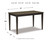 Ashley Kimonte Dark Brown Dining Table and 4 Chairs