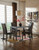 Ashley Kimonte Dark Brown Dining Table and 4 Chairs