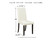 Ashley Kimonte Ivory Dining Table and 4 Chairs