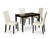 Ashley Kimonte Ivory Dining Table and 4 Chairs