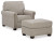 Ashley Gaelon Dune Chair and Ottoman