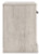 Ashley Shawburn Whitewash Charcoal Gray 1 Drawer Nightstand