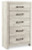 Ashley Cambeck Whitewash Chest of Drawers