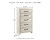 Ashley Cambeck Whitewash Chest of Drawers