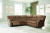 Ashley Partymate Brindle 2-Piece Sectional with LAF Loveseat / RAF Loveseat and Recliner
