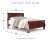 Ashley Alisdair Reddish Brown Queen Sleigh Bed with Mattress