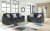 Ashley Midnight-Madness Onyx Sofa and Loveseat