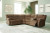 Ashley Partymate Brindle 2-Piece Reclining Sectional with LAF Loveseat / RAF Loveseat