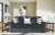 Ashley Midnight-Madness Chocolate Sofa and Loveseat