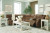 Ashley Partymate Slate 2-Piece Reclining Sectional with LAF Loveseat / RAF Loveseat