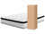 Ashley Alisdair Dark Brown Queen Sleigh Bed with 10 Inch Chime Mattress