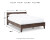 Ashley Calverson Mocha Queen Panel Platform Bed, Dresser, Chest and Nightstand