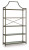 Ashley Bernonly Antique Bronze Finish 72" Bookcase