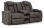 Ashley Fyne-Dyme Sapphire Sofa, Loveseat and Recliner