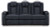 Ashley Fyne-Dyme Sapphire Sofa, Loveseat and Recliner