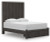 Ashley Parlayon Charcoal Queen Panel Storage Bed, Dresser, Mirror and 2 Nightstands