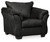 Ashley Darcy Black Sofa, Loveseat, Chair and Ottoman