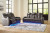 Ashley Fyne-Dyme Sapphire Sofa and Loveseat