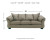 Ashley Darcy Cobblestone Sofa, Loveseat and Recliner