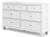 Ashley Fortman White Queen Panel Storage Bed with Dresser and Nightstand